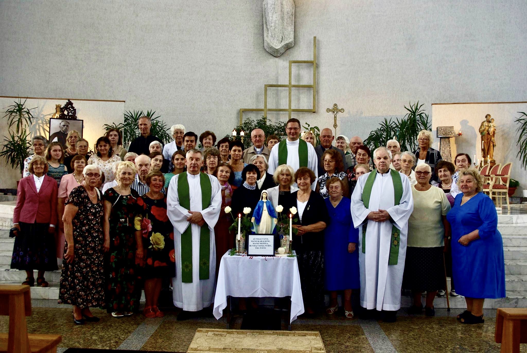 „Šventosios šeimos” Marijos Legiono jubiliejinė ACIES šventė